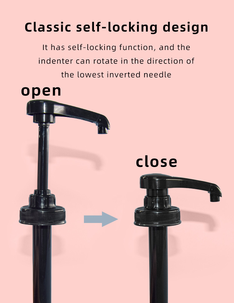 5ml 8ml 10ml Food Grade Cola Syrup Pump Dispenser 38-400 Closure Dispenser Pump