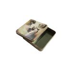 Food Packaging Small Tin Cans , Square Shape Small Tin Cans Environmental