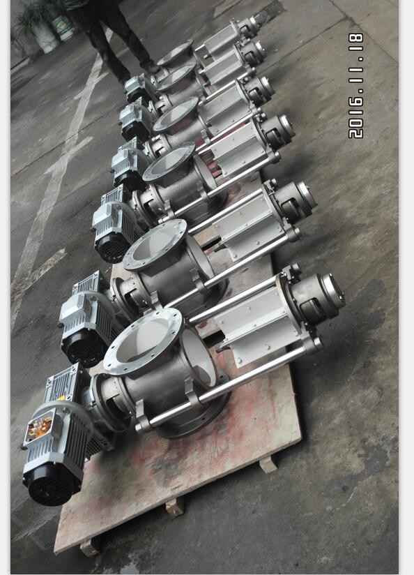 Fast clean easy clean rotary valve