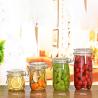 Buy cheap Stocked Airtight Glass Jam Jar Canister Multi Capacity Soda Glass Material from wholesalers