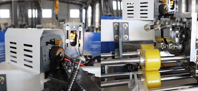 Semi Auto Carton Box Stitching Machine For Corrugated Carton Stapler