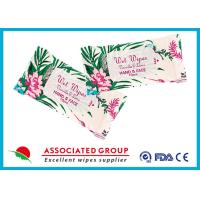 Buy cheap Personal Hygiene Wet Tissue Paper For Face , Unscented Feminine Wipes product