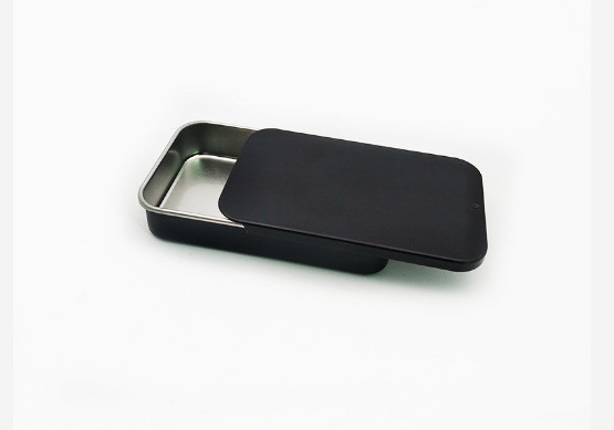 1 Color Square Tea Tins 50g Metal Storage Tins With Lids