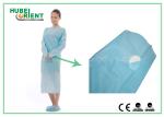 CE Standard CPE Disposable Protective Gowns / Blue CPE Surgical Gown For Hosptal