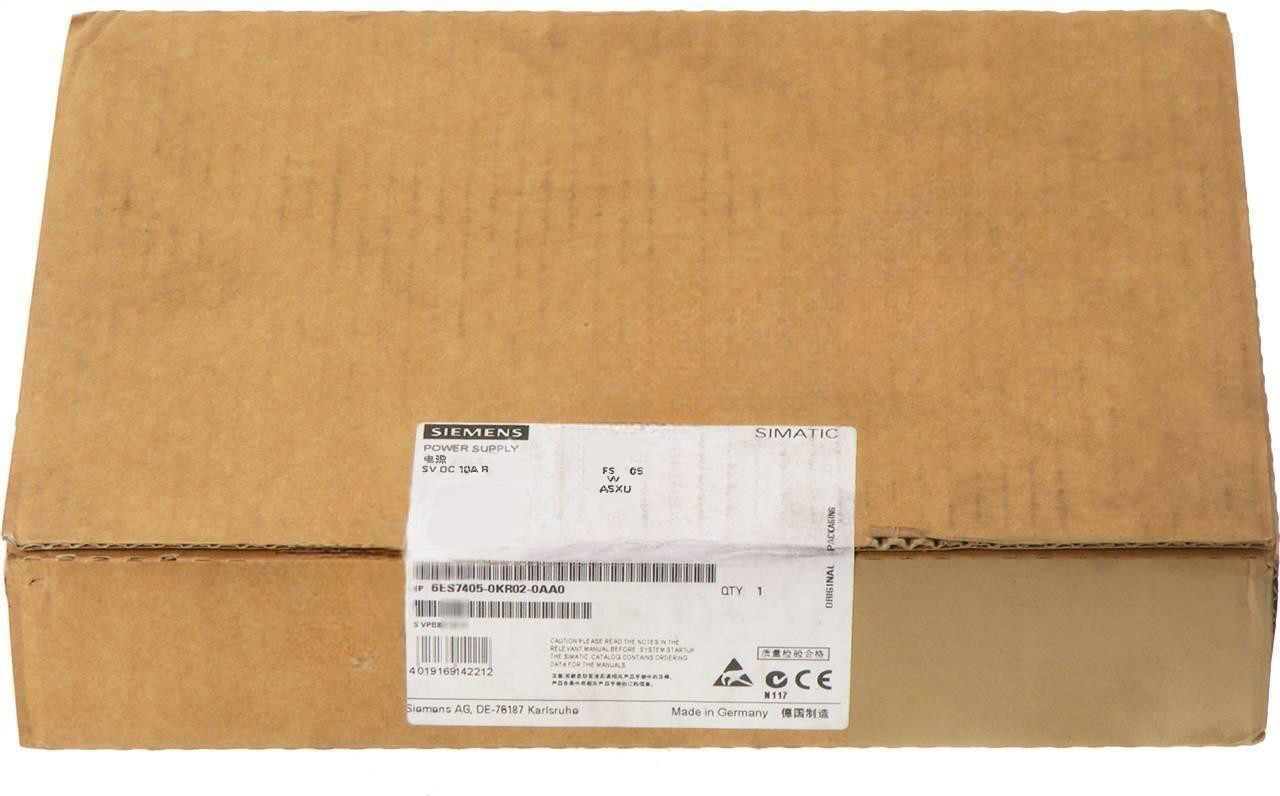 SIEMENS SIMATIC PLC S7-400 6ES7405-0KR02-0AA0 PS405 10A 19.2 to 72VDC 5VDC 10 A and 24VDC 1A