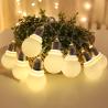 Buy cheap Battery LED string light Outdoor Warm White Fairy Lights Garland G50 Bulbs Garden Patio Wedding Christmas Decoration Lighting from wholesalers