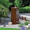 Buy cheap Contemporary Corten Steel Water Feature Column Garden Decoration from wholesalers