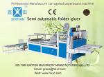 Semi Auto Glue Corrugated Carton Packing Machine 4kw , Electric Control