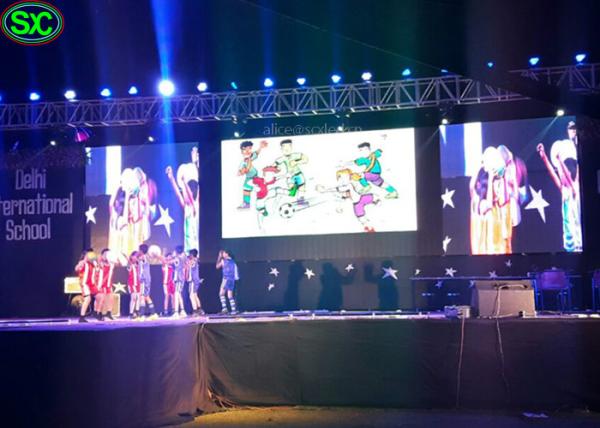 Buy cheap 110-220 VAC P4.81 Stage LED Screens Indoor Advertising Panel Wide View Angle from wholesalers
