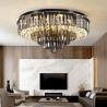 Buy cheap Luxury Led Ceiling Chandelier For Living Room Big Crystal Lamp Smoke Grey crystal ceiling light(WH-CA-58) from wholesalers