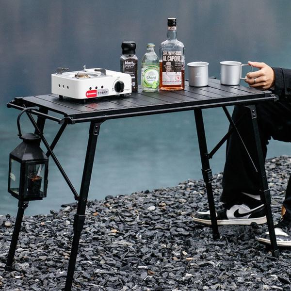 Buy cheap Outdoor Camping Aluminum Alloy Folding Egg Roll Table Sleek And Minimalistic from wholesalers