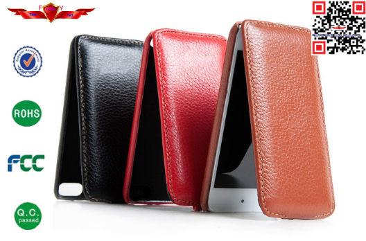 Buy cheap 100% Perfect Fit Genuine Leather Flip Cover Case For Ipod Touch 5 High Quality Durable from wholesalers