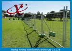 Heavy Duty Temporary Fencing Panels / Galvanized Goat Farm Fence Metal Iron