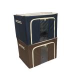 Ultralight 100L Fabric Cube Storage Boxes , Dustproof Fabric Storage Bins With
