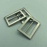 Lead Free 35mm Needlepoint Belt Buckle Customized Durable Alloy
