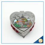 Buy cheap Castle Desgin Zinc Alloy Metal Jewelry Box with Mirror from wholesalers