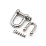 Us Type Stainless Steel Dee Shackle 304 316 Heavy Duty Swivel Shackle