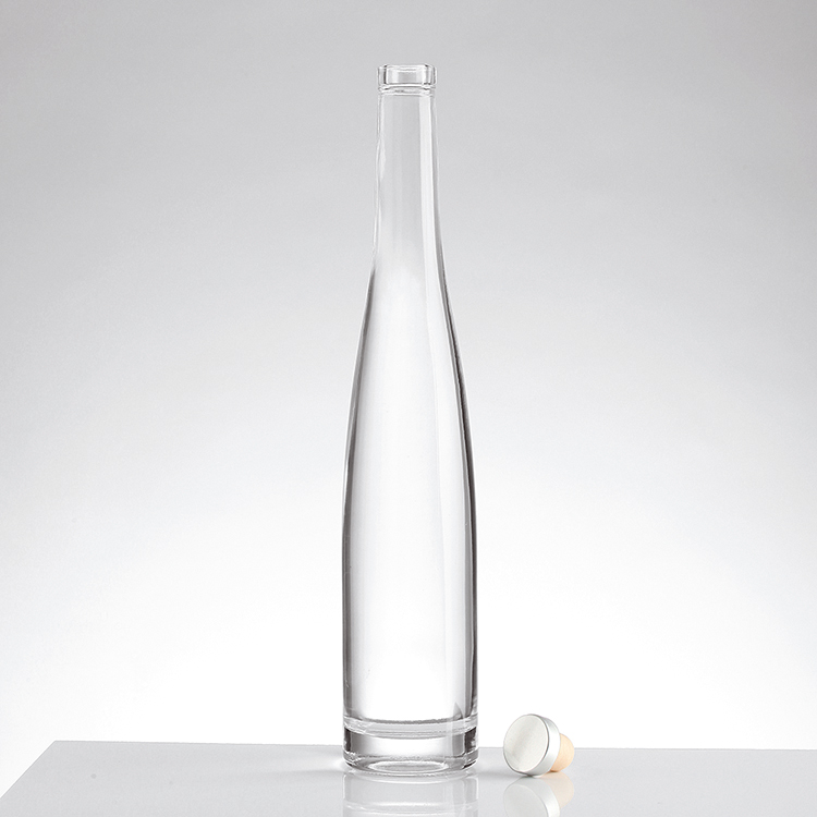 Customized 380ml 500ml 750ml Clear Glass Bottle for Liquor Vodka Empty and Affordable