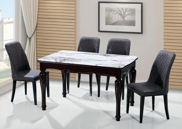 Buy cheap 1.3m Wooden Dinette Table And Chairs from wholesalers
