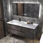Wall Mount Custom Modern Bathroom Vanity Units Bathroom Vanity Sink Combo Set