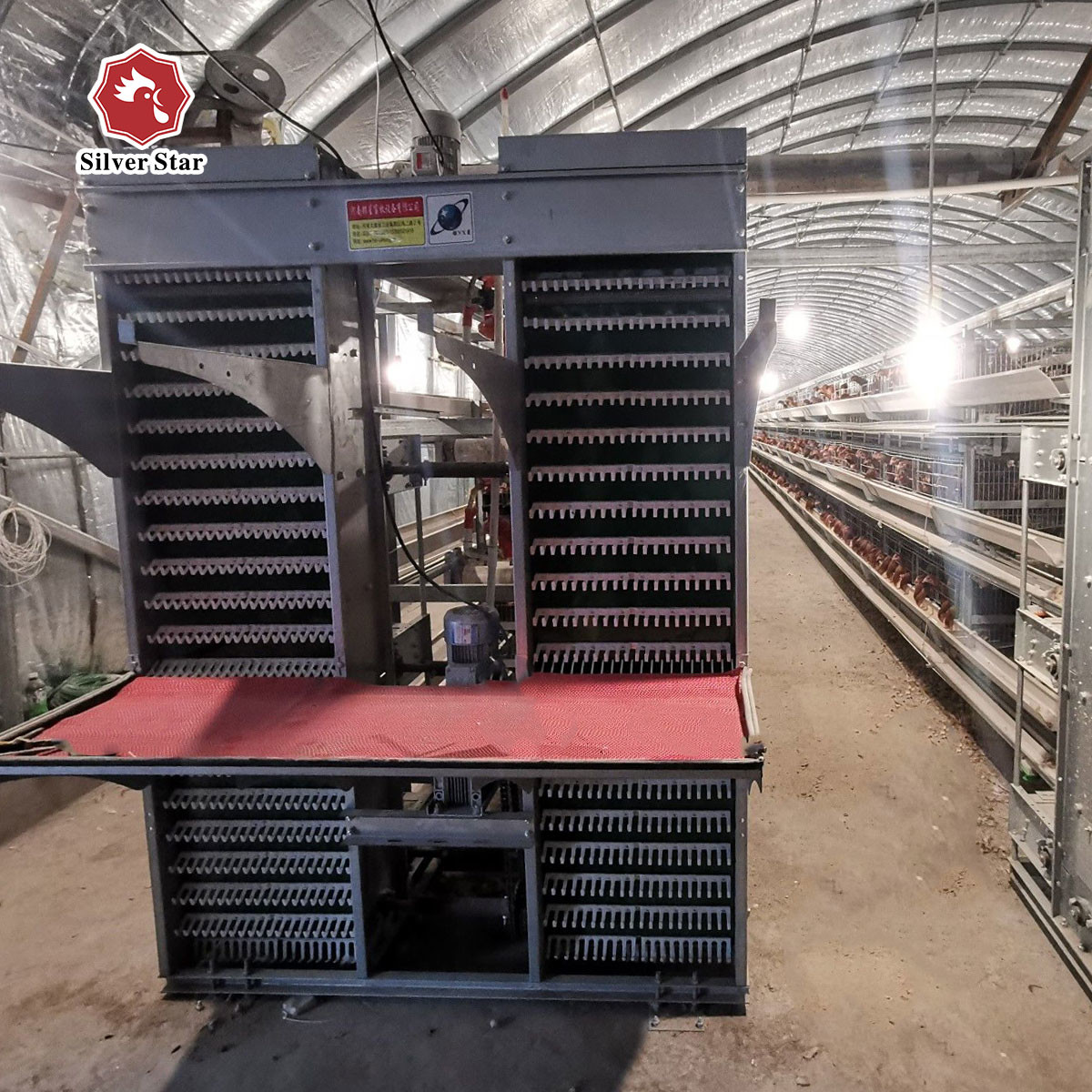 Hot Galvanized Steel Battery Poultry Cage H Type 3 Tiers