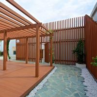Buy cheap Outdoor WPC Pergola Rotproof Composite Wooden Patio Pergola product
