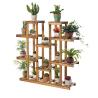 Buy cheap Multi Tiered Wooden Flower Pot Plant Stand Home Patio Lawn 3 6 Steps from wholesalers