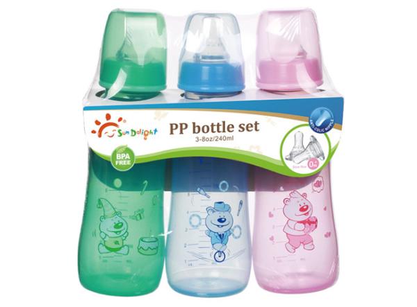 Buy cheap Phthalate Free 250ml Standard Arc Baby Bottle Set from wholesalers