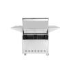 Buy cheap Silver 430 Stainless Steel Slow 5 Burners Zinc Alloy Knobs Stainless Steel Grill Gas BBQ Grill from wholesalers
