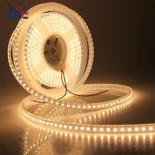 Buy cheap 180leds 10mm High Brightness 110v220v 3000K IP67 Waterproof SMD2835 Led Strip Light from wholesalers