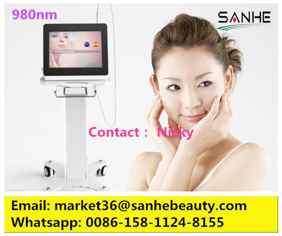 Buy cheap sanhe 8.4 Inch Touch Screen Vascular Removal /980nm diode laser Spider Vein Removal from wholesalers