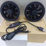 Plastic ABS Jacket Cooling Fan 5V 9 Blades Chinese Brush Motor