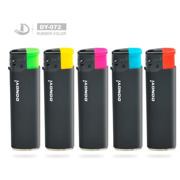 Buy cheap Electric Lighter for Cigarettes in Disposable Rubber Material and Hot Color from wholesalers