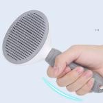 Multi Color Cat Pet Cleaning Tools Self Cleaning Dog Hair Brush Pet Grooming