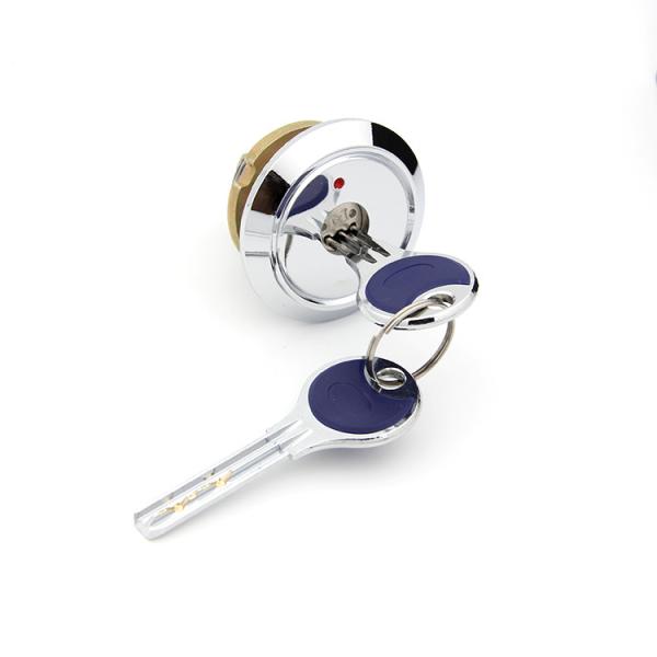 Buy cheap Chrome Finish Pin Tumbler Lock Curved Cylinder Long Working Life Span from wholesalers