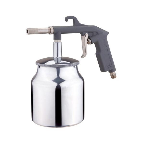 Buy cheap Economy Aluminum Lightweight Air Under Coating Gun With 750cc Cup Remove Dust Painting Tools from wholesalers