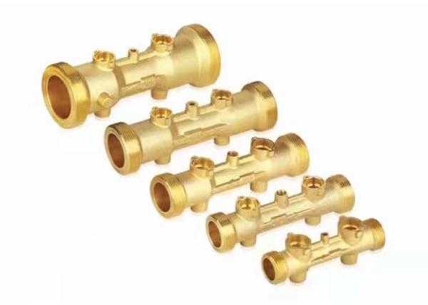 Buy cheap DN15 Brass Water Meter Body 110mm Length Ultrasonic Transducer Holder from wholesalers