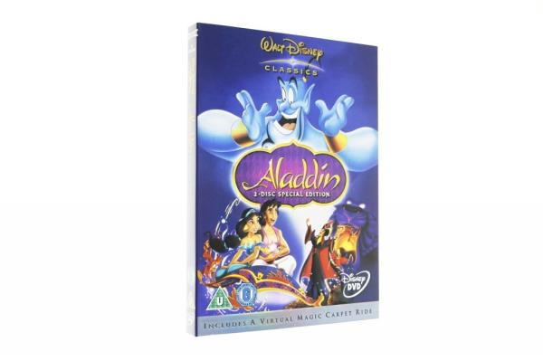 Buy cheap 2016 New Aladdin Special Edition carton dvd Movie disney movie for children uk region 2 from wholesalers