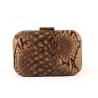 Buy cheap Pu Leather Black And Gold Beautiful Clutch Bags Rectangle Closure For Dinner Party from wholesalers