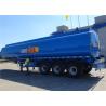 Buy cheap FUWA Axle 42cbm Fuel Tank Trailer With 3 Compartments from wholesalers
