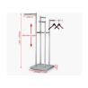 Buy cheap 4 Way Clothing Shop Display Stands With 201 Brushed Steel Durable from wholesalers