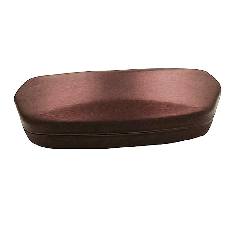 Customized Logo Leather Optical Glasses Case Irregular Shape Lightweight