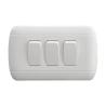 Buy cheap Flame Resistant 3 Gang 2 Way Switch 110V ~ 250V Electric Wall Switches from wholesalers