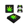 Buy cheap Novelty 420 Lifestyles Ps4 Slim Game Machine Sticker Hemp Leaf Series from wholesalers