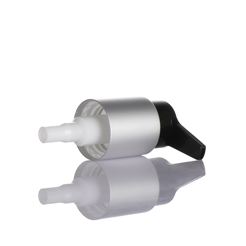 Treatment Cream Pump for Cosmetic with Aluminum 24mm Plastic Pump