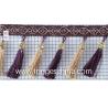 Buy cheap Handmade fashionable chain beads lace tassels fringes for curtain/sofa/pillow decoration from wholesalers