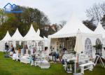 White Or Custom Color Aluminum Exhibition Tents White PVC Pagoda Trade Show Tent