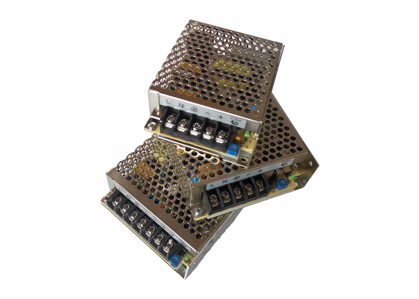 230V AC Input Only Din Rail Ups Power Supply , 20W Adjustable Switching Power Supply