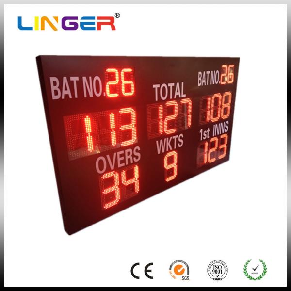 Buy cheap Reliable Performance Electronic Cricket Scoreboard With Wide Viewing Angle from wholesalers