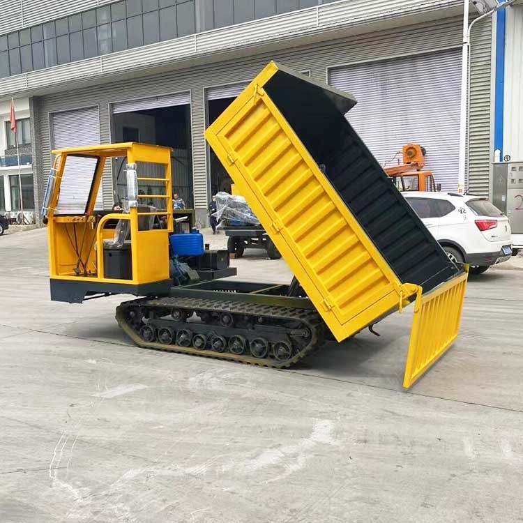 3ton Large Capacity Transport Vehicle 3t Heavy Rubber Crawler Dumper